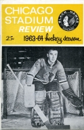 1963-64 Chicago Blackhawks game program