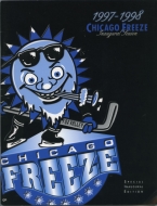 1997-98 Chicago Freeze game program