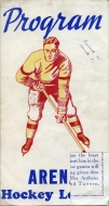 1938-39 Chicago Hornets game program
