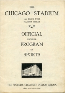 1930-31 Chicago Shamrocks game program
