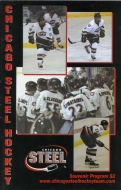 2005-06 Chicago Steel game program
