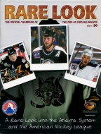2001-02 Chicago Wolves game program