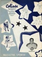 1953-54 Chicoutimi Sagueneens game program