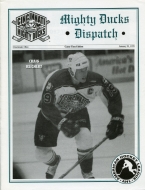 1998-99 Cincinnati Mighty Ducks game program