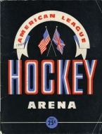 1948-49 Cleveland Barons game program