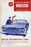 1959-60 Cleveland Barons game program