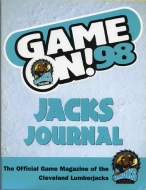 1998-99 Cleveland Lumberjacks game program