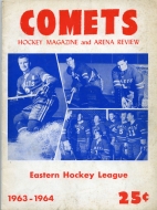 1963-64 Clinton Comets game program