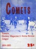 1964-65 Clinton Comets game program