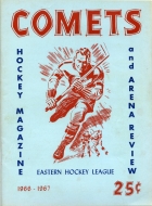 1966-67 Clinton Comets game program