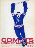 1971-72 Clinton Comets game program