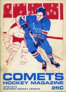 1972-73 Clinton Comets game program