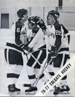 1976-77 Colgate University game program