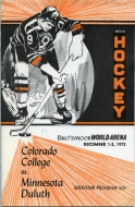 1972-73 Colorado College game program