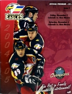 2004-05 Colorado Eagles game program