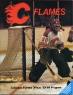 1983-84 Colorado Flames game program