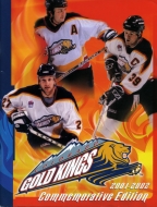 2001-02 Colorado Gold Kings game program