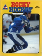 1981-82 Colorado Rockies game program