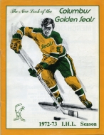 1972-73 Columbus Golden Seals game program
