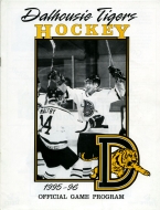 1995-96 Dalhousie University game program