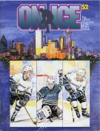 1992-93 Dallas Freeze game program