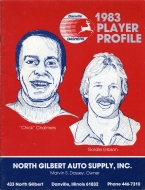 1982-83 Danville Dashers game program