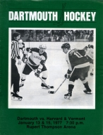 1976-77 Dartmouth College game program