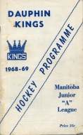 1968-69 Dauphin Kings game program