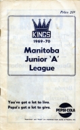 1969-70 Dauphin Kings game program