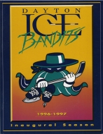 1996-97 Dayton Ice Bandits game program