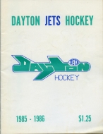 1985-86 Dayton Jets game program