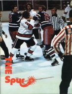1975-76 Denver Spurs/Ottawa Civics game program