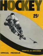 1958-59 Des Moines Ice Hawks game program