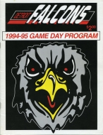 1994-95 Detroit Falcons game program