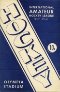 1951-52 Detroit Hettche game program