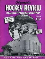 1941-42 Detroit Pariscleans game program