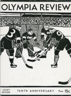 1937-38 Detroit Pontiac McLeans game program