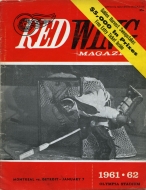 1961-62 Detroit Red Wings game program