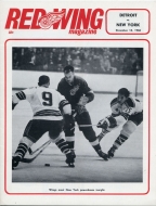 1966-67 Detroit Red Wings game program