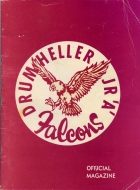 1973-74 Drumheller Falcons game program