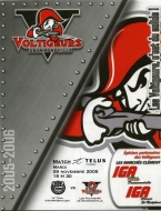 2005-06 Drummondville Voltigeurs game program