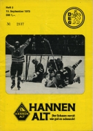 1975-76 Duesseldorf EG game program
