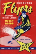 1957-58 Edmonton Flyers game program