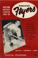 1961-62 Edmonton Flyers game program