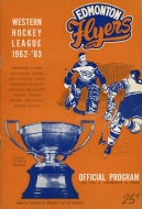 1962-63 Edmonton Flyers game program