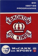 1967-68 Edmonton Oil Kings game program
