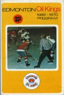 1969-70 Edmonton Oil Kings game program