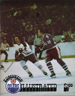 1976-77 Edmonton Oilers game program
