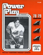 1979-80 Erie Blades game program