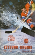 1964-65 Estevan Bruins game program